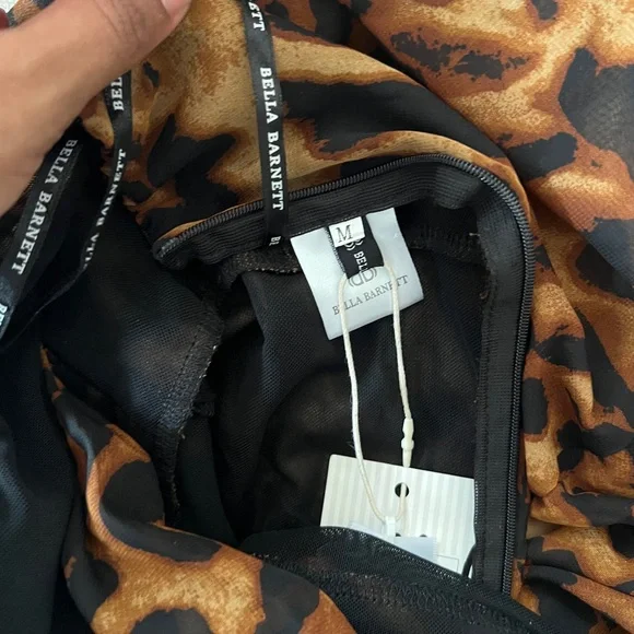 Bella Barnett Leopard Print Evening Gown - Picture 4 of 4